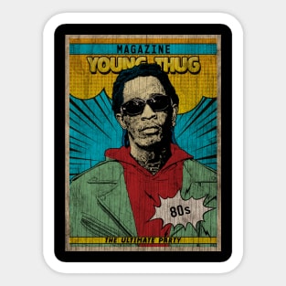 Young Thug Vintage Fan Art Sticker